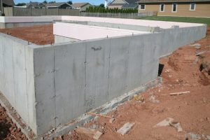 Home concrete foundation